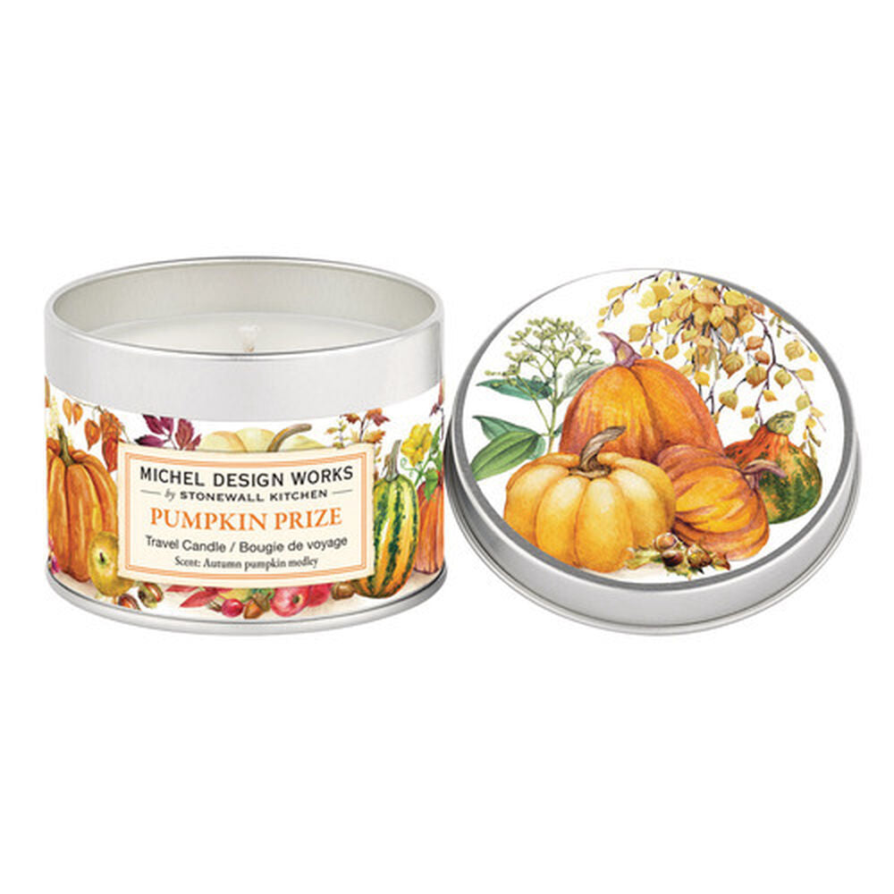 MDW Pumpkin Prize Travel Candle - Zinnias Gift Boutique