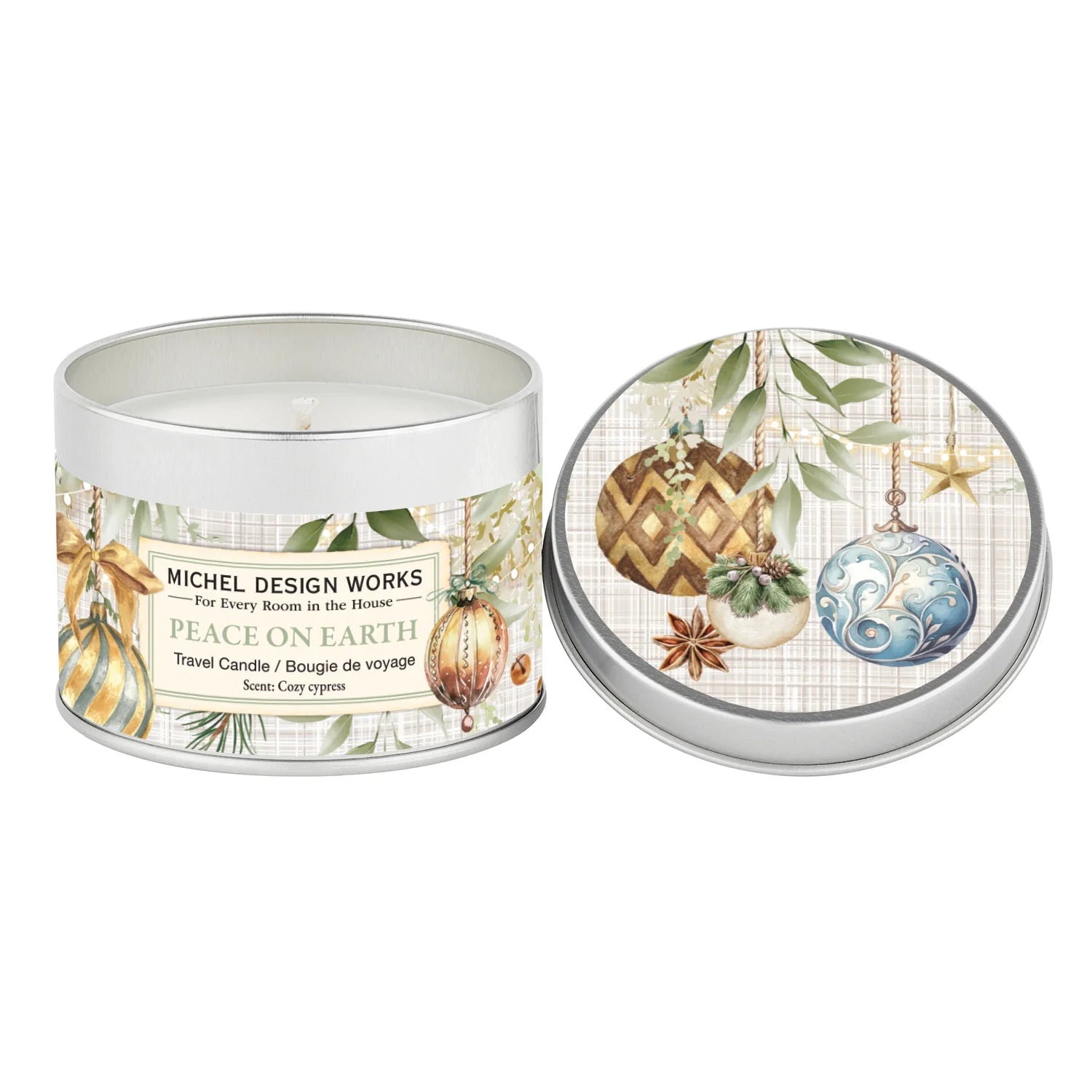 Peach On Earth Travel Candle - Zinnias Gift Boutique