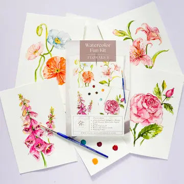 Watercolor Kit - Zinnias Gift Boutique
