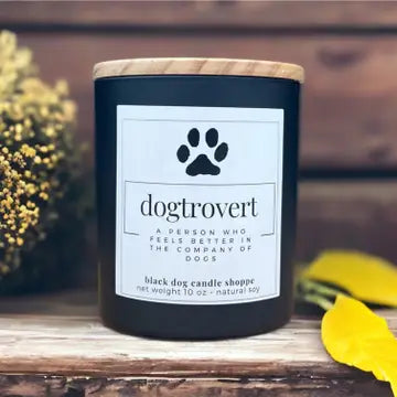 Dogtrovert Dog Lover Candle - Zinnias Gift Boutique