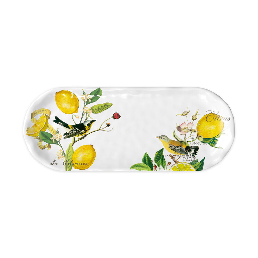 Lemon Basil Melamine Accent Tray