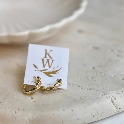 Lace and Textured Hoops - Zinnias Gift Boutique