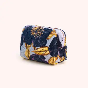 Quilted Velvet Vanity Bag