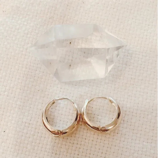 Swell Tapper Hoop Earrings - Zinnias Gift Boutique