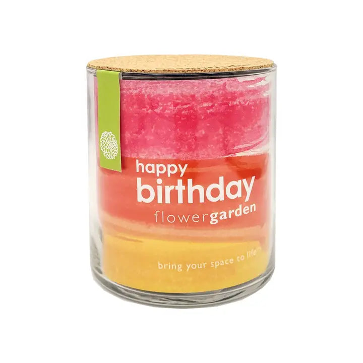Essential | Happy Birthday Flower Garden - Zinnias Gift Boutique