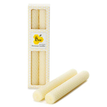 Beeswax Taper Candle Pair - Zinnias Gift Boutique