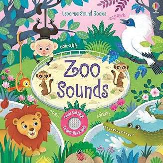 Zoo Sound book usborne sound - Zinnias Gift Boutique
