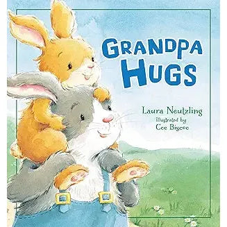 Grandpa hugs padded board book - Zinnias Gift Boutique