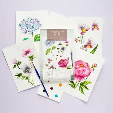 Watercolor Kit - Zinnias Gift Boutique