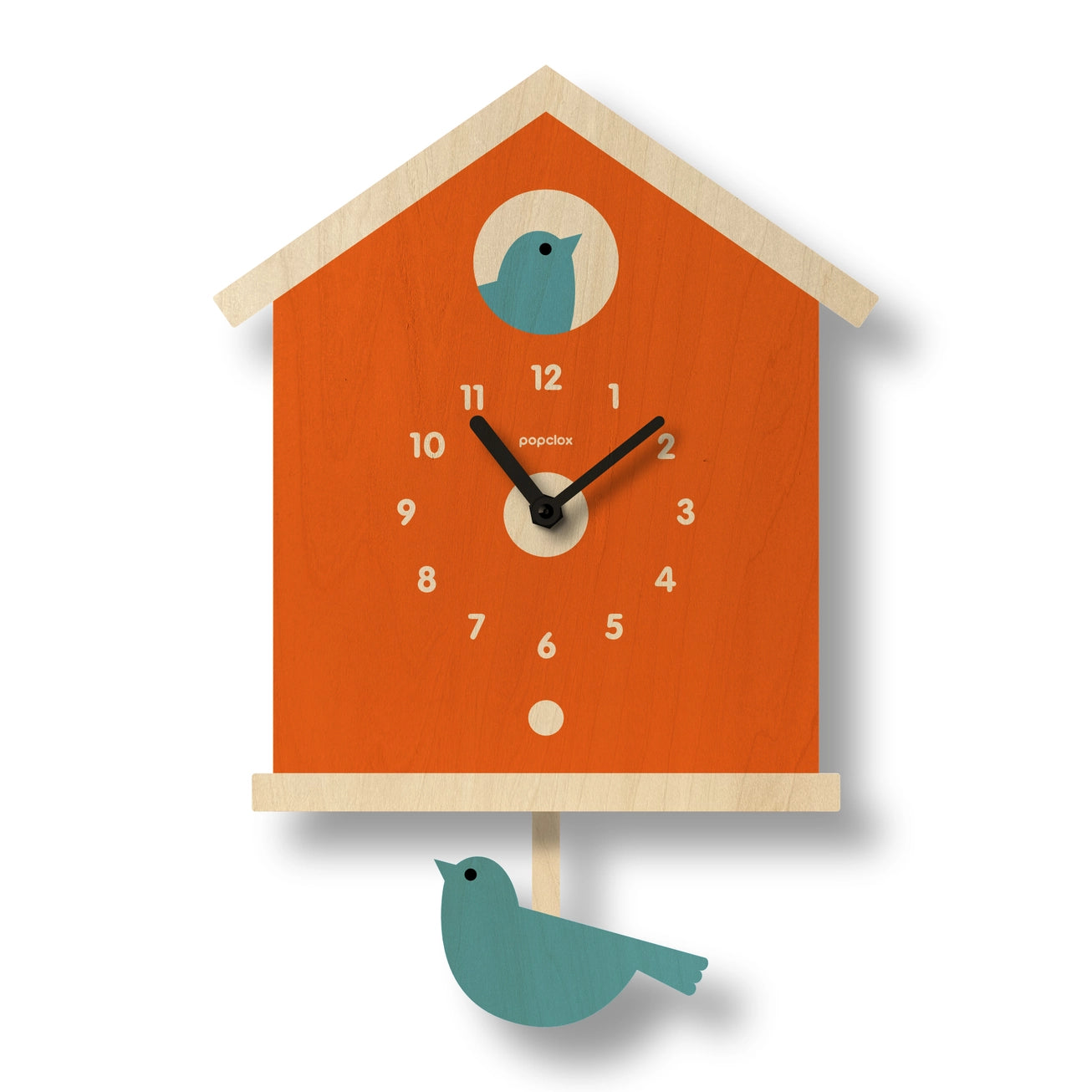 Birdhouse Pendulum Clock - Zinnias Gift Boutique