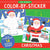 Color-By-Sticker Christmas