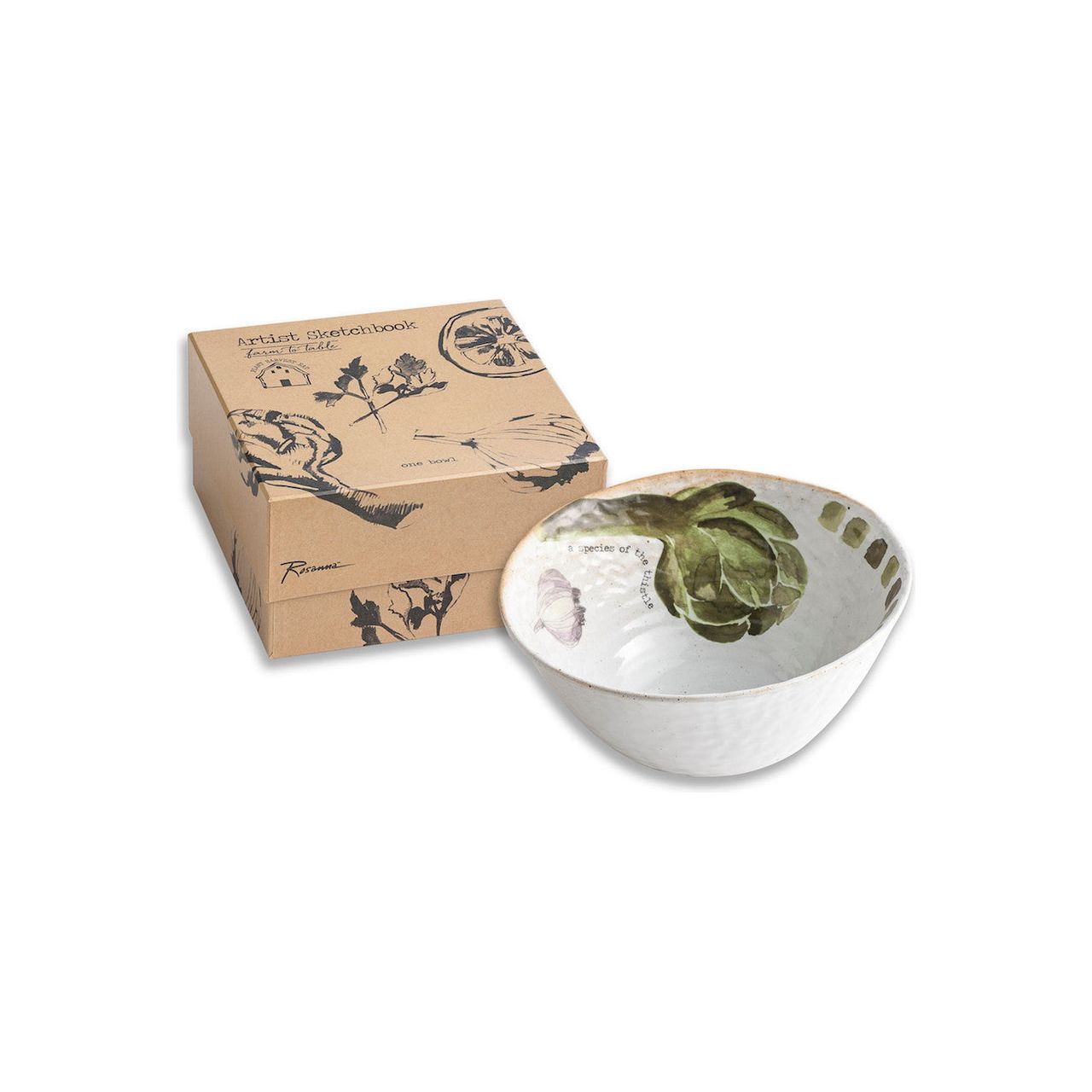 Artichoke SALAD BOWL-8" - Zinnias Gift Boutique