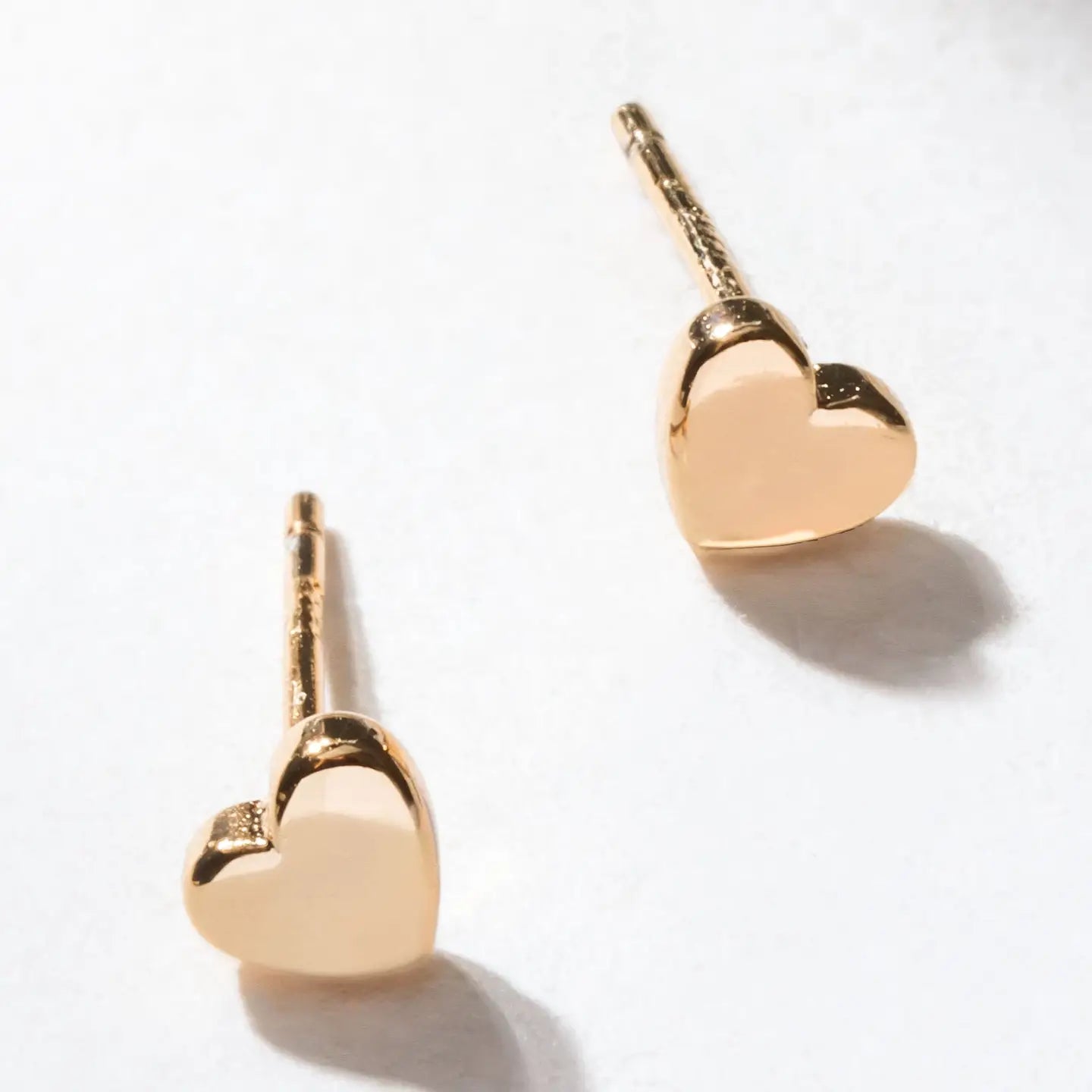 Small Hearts, Big Love - 14kt Sterling Silver Post Earrings - Zinnias Gift Boutique