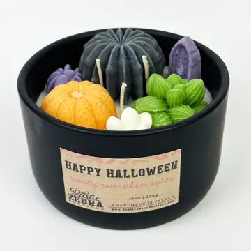 Halloween 16 oz 3-wick Soy Candle - Zinnias Gift Boutique