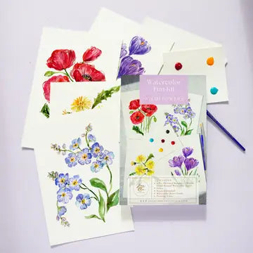 Watercolor Kit - Zinnias Gift Boutique