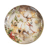 Snow Globe Reindeer Dessert Plate - Zinnias Gift Boutique
