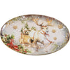 Snow Globe Reindeer Platter - Zinnias Gift Boutique