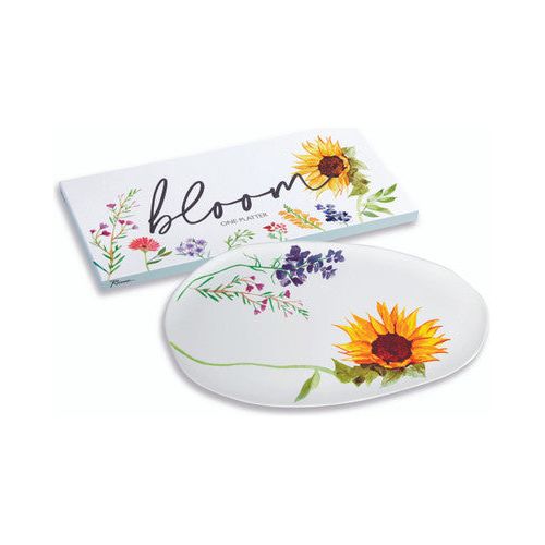 Sunflower Bloom platter - Zinnias Gift Boutique