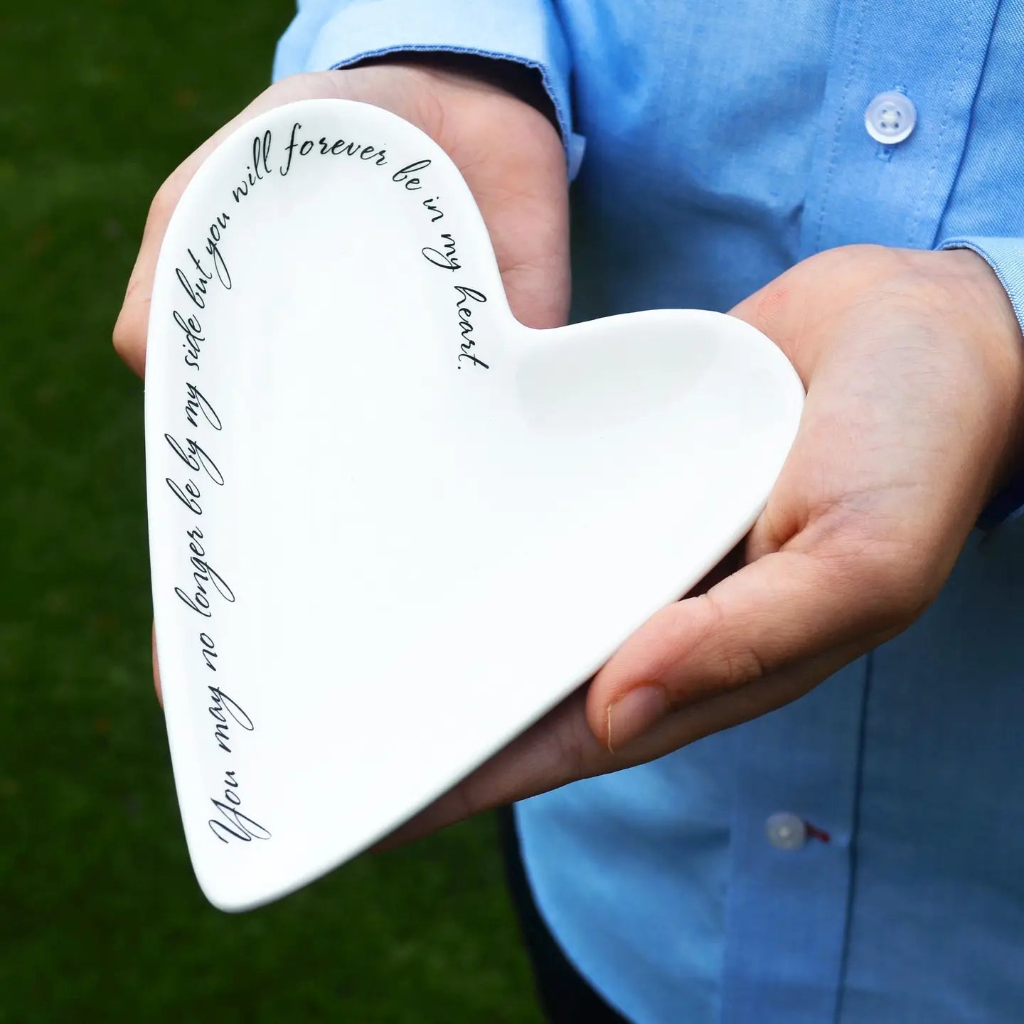 Asymmetrical Heart Dish - Zinnias Gift Boutique