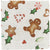 Napkin Gingerbread - Zinnias Gift Boutique