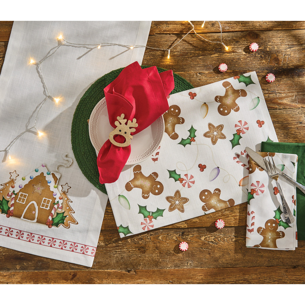 Napkin Gingerbread - Zinnias Gift Boutique