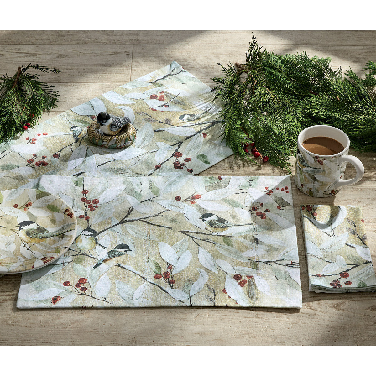 Napkin Winter Garden - Zinnias Gift Boutique