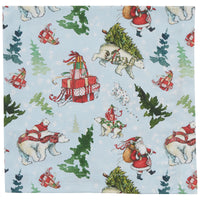 Polar Bears Napkin - Zinnias Gift Boutique