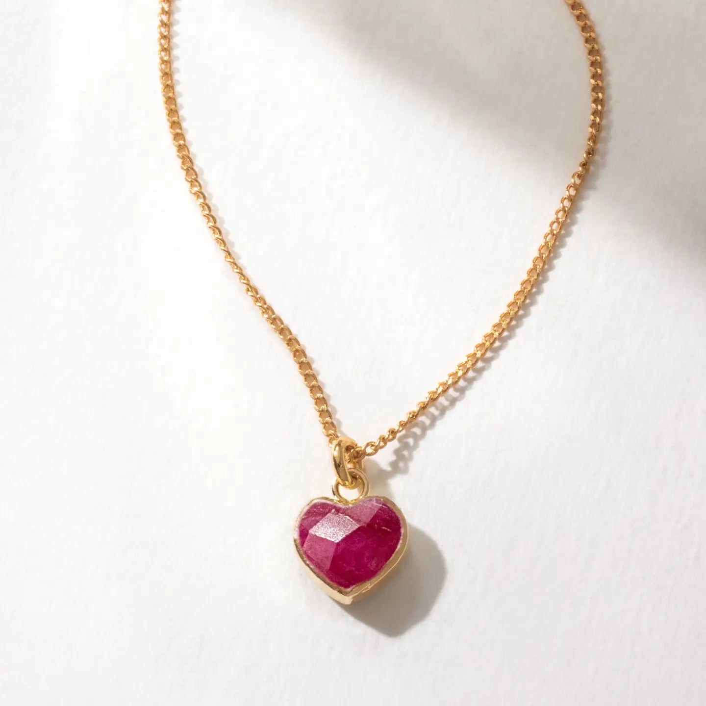 Precious Heart Birthstone Necklace - Zinnias Gift Boutique