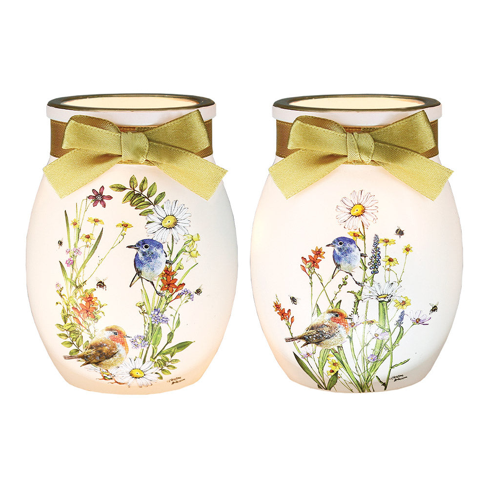 Light Spring florals pre lit light mini - Zinnias Gift Boutique