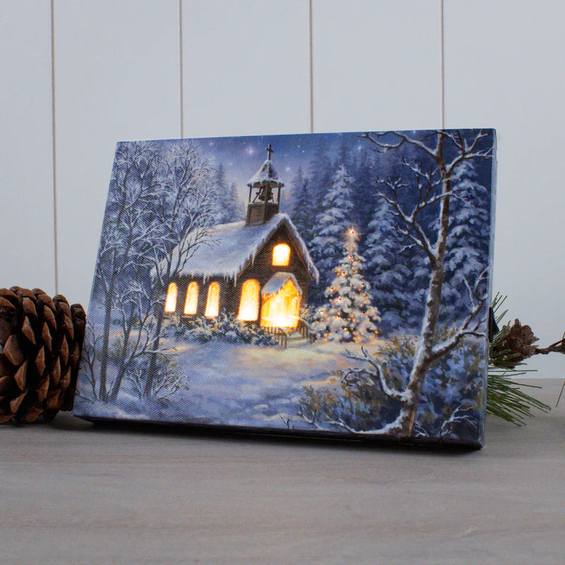 Mini Lighted Easel Back 8x6 The Chapel