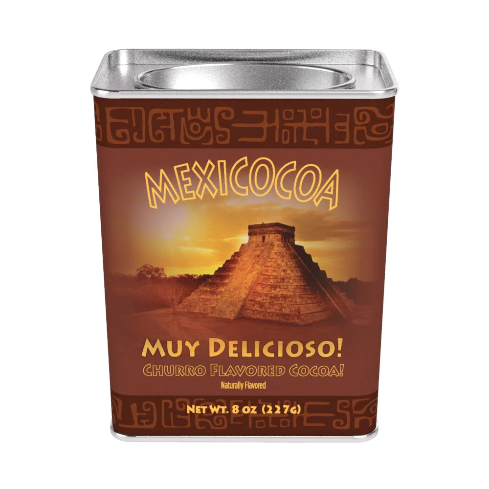 McSteven&#39;s® Mexicocoa Mexican Spiced Chocolate Cocoa (8oz Rectangle Tin) - Zinnias Gift Boutique