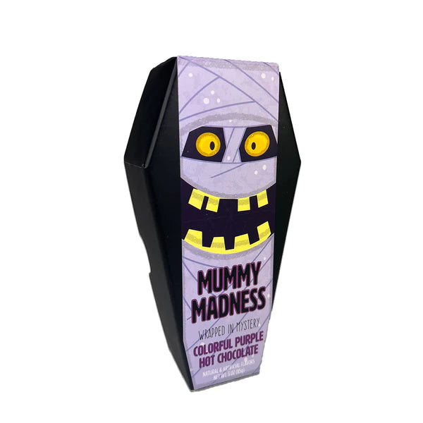 Coffin Cafe #5 Mummy Madness Colorful Purple Hot Chocolate (3oz Coffin Box) - Zinnias Gift Boutique