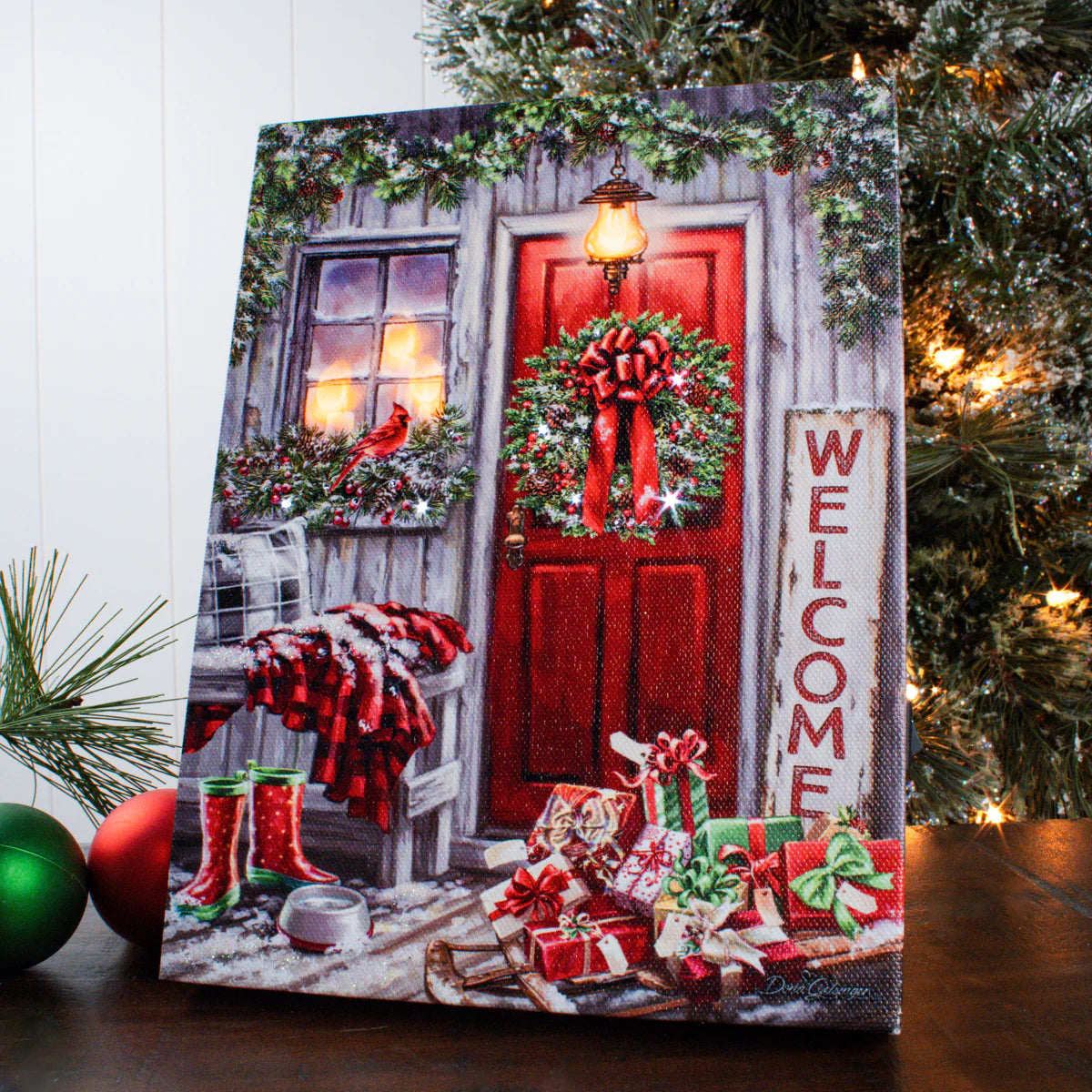 Home for Christmas Mini Lighted - Zinnias Gift Boutique