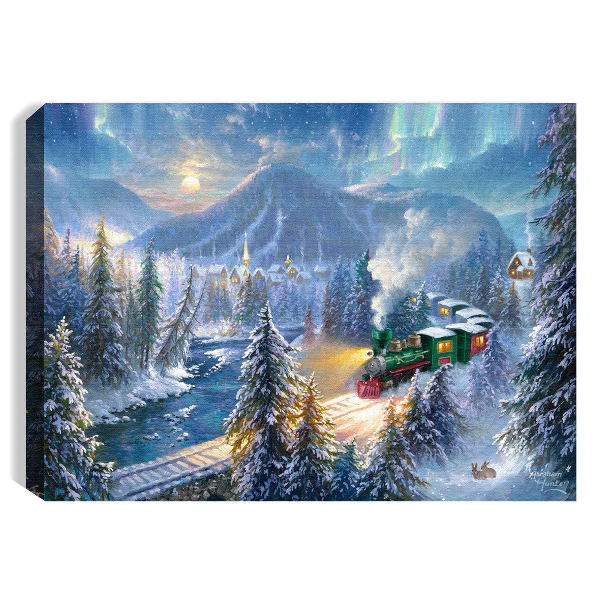 Christmas Train Mini Lighted - Zinnias Gift Boutique