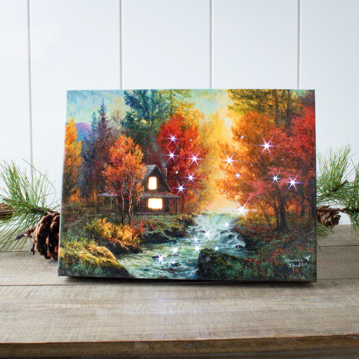 Creekside Cabin Mini Lighted - Zinnias Gift Boutique