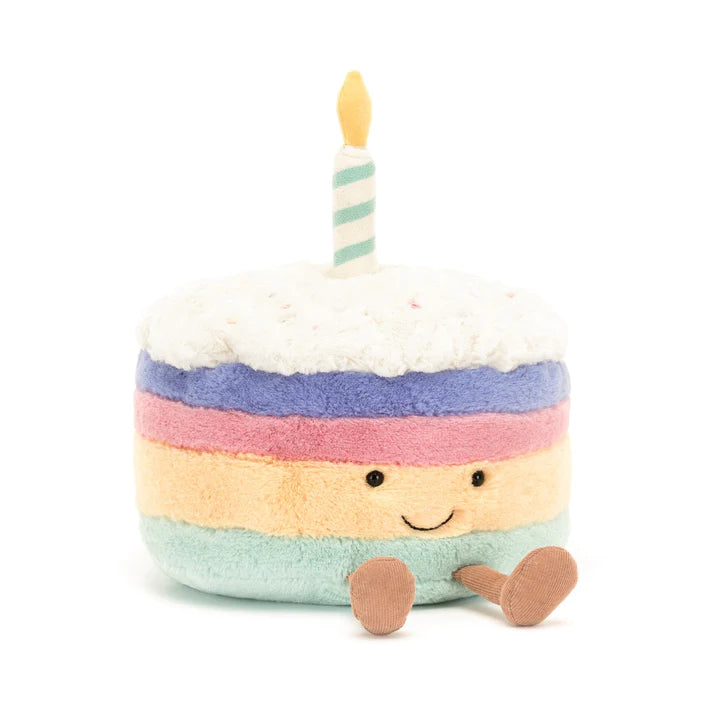 Amuseable Rainbow Birthday Cake - Zinnias Gift Boutique