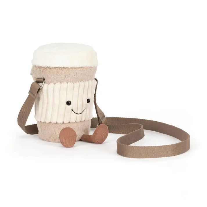 Amuseables Perkle Coffee Shoulder Bag - Zinnias Gift Boutique