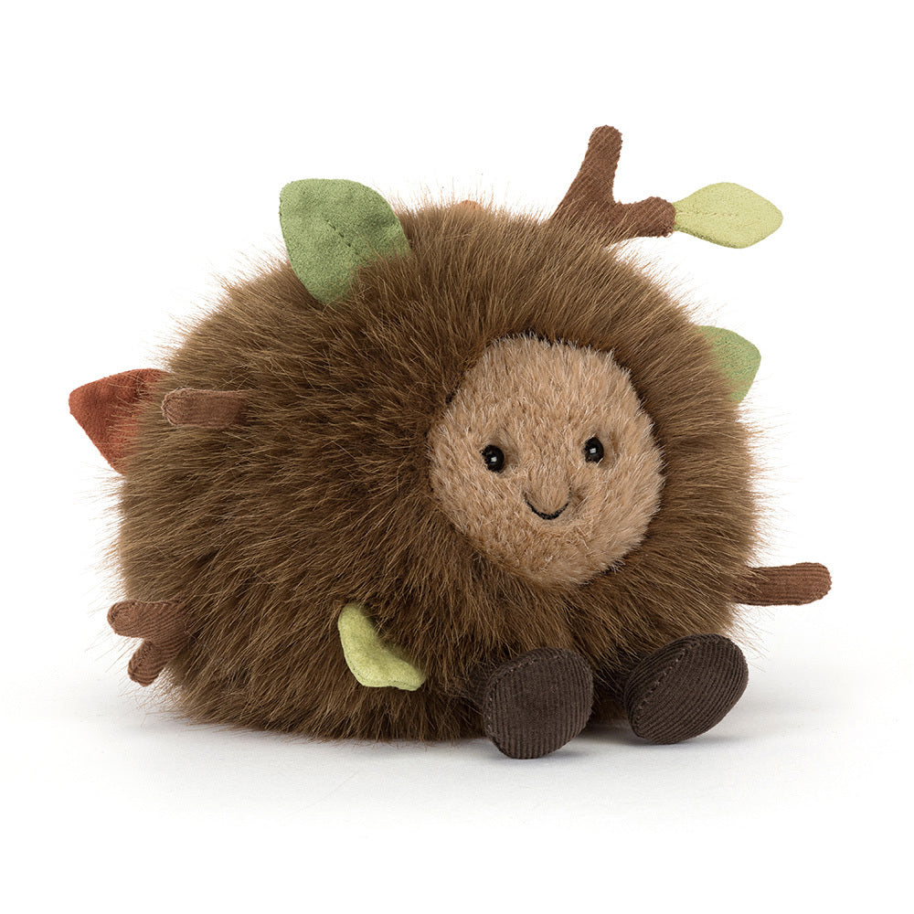 Jellycat Amuseables Mulshi Woodland Floor stuffed animal with soft, plush woodland-themed design and colorful details.