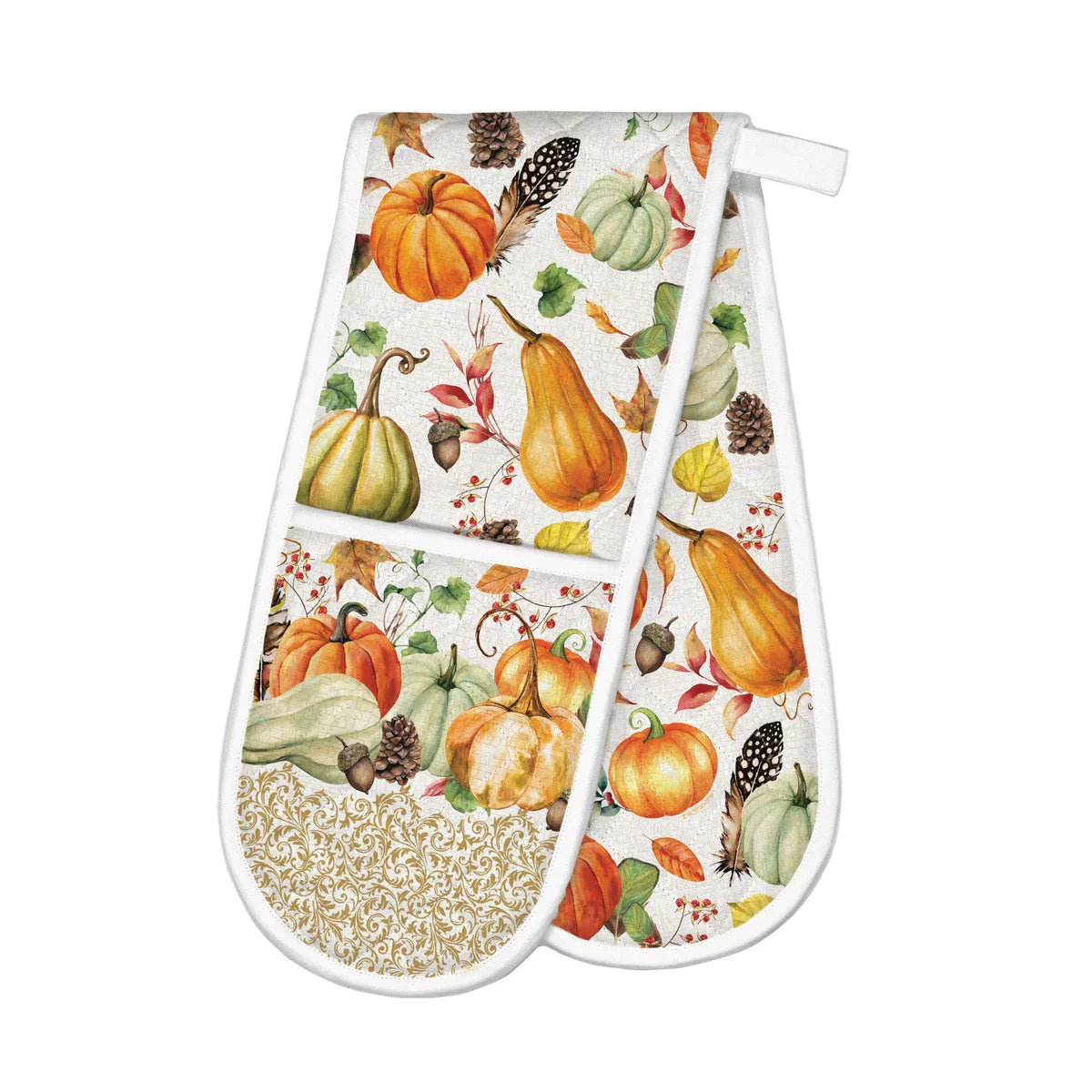 Sweet pumpkinDouble Oven Glove - Zinnias Gift Boutique