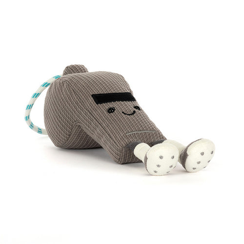 Jellycat Amuseables Sports Walston Whistle plush stuffed animal with a soft, colorful design and a built-in whistle for kids.