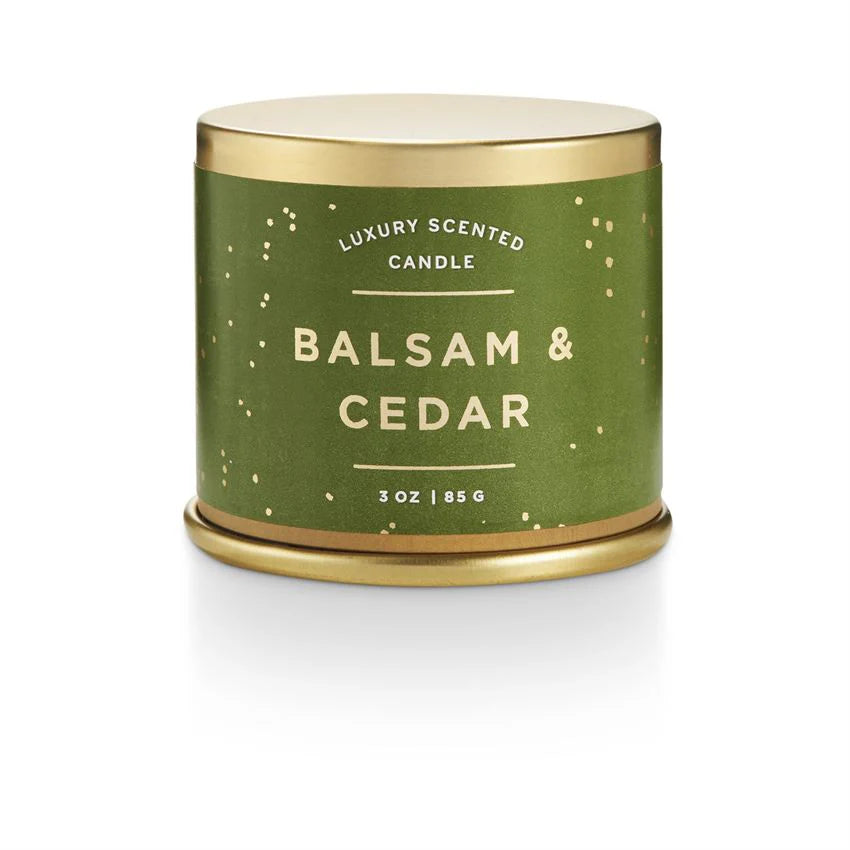 Balsam & Cedar Candle Soy Blend - Zinnias Gift Boutique