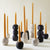 Candlestick Holder - Ugo | Tall - Black - Zinnias Gift Boutique