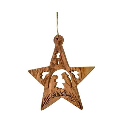 Star w/Nativity &amp; Angels - 3&quot;