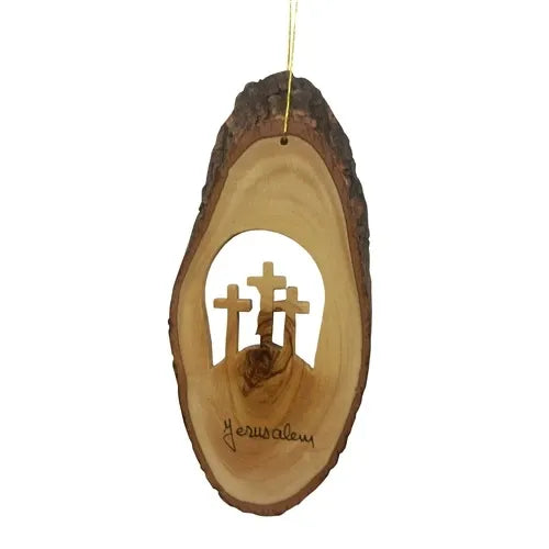 Olive Wood Ornament - Zinnias Gift Boutique