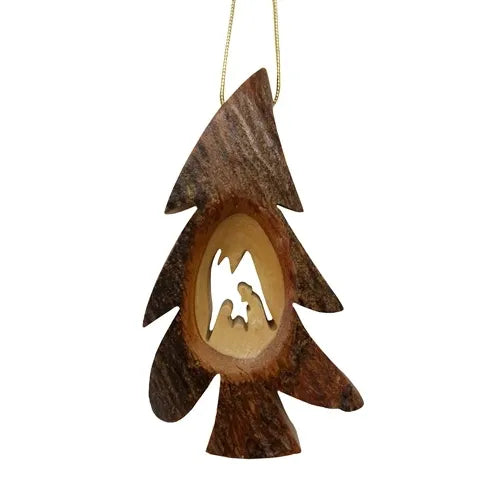 Olive Wood Ornament - Zinnias Gift Boutique