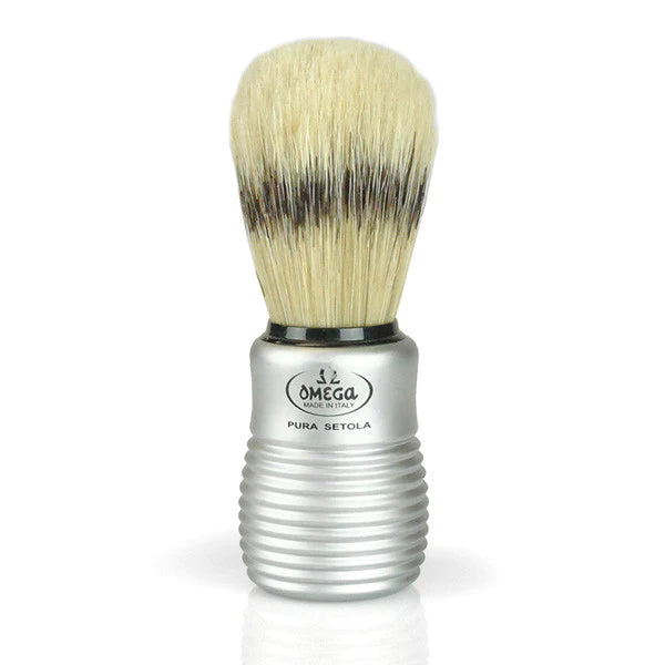 Shave Brush Aluminum Handle - Zinnias Gift Boutique