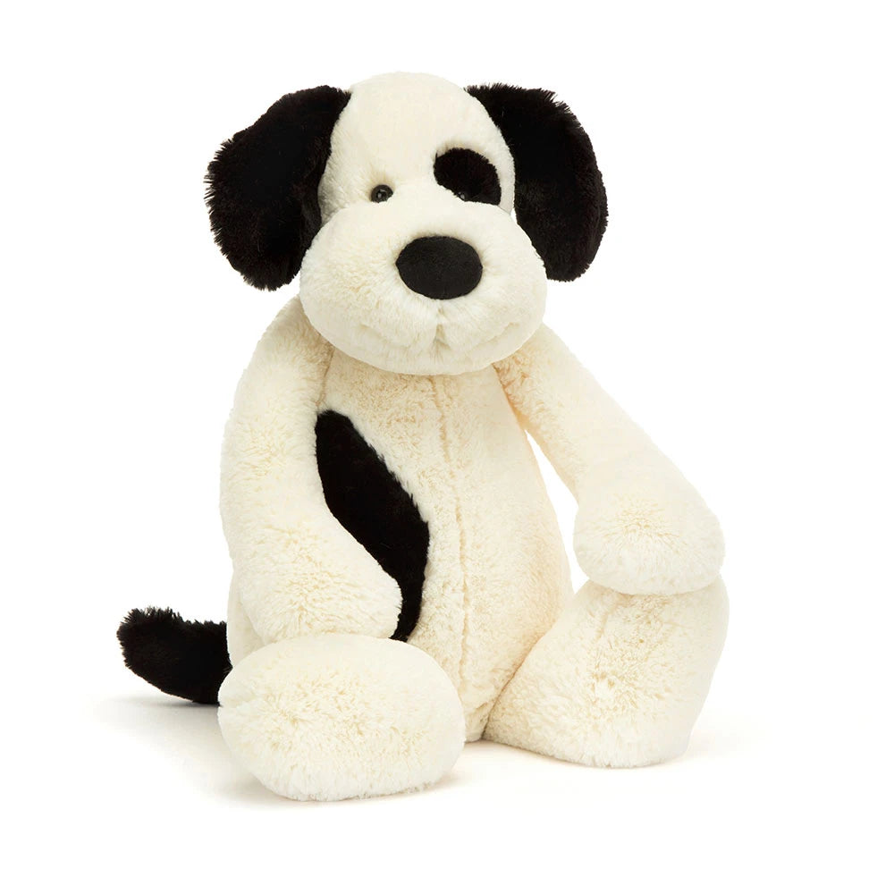Bashful Black & Cream Puppy Really Big - Zinnias Gift Boutique