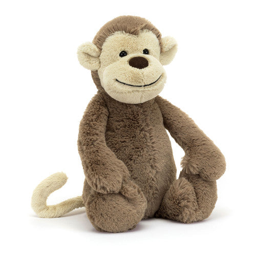 Bashful Monkey Original Medium - Zinnias Gift Boutique