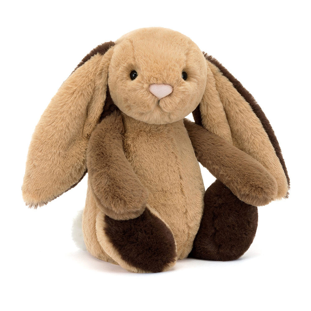 Bashful Patchwork Brown Bunny - Zinnias Gift Boutique