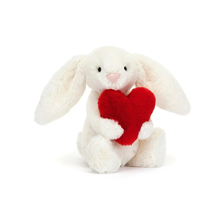 Bashful Red Love Heart Bunny Little - Zinnias Gift Boutique